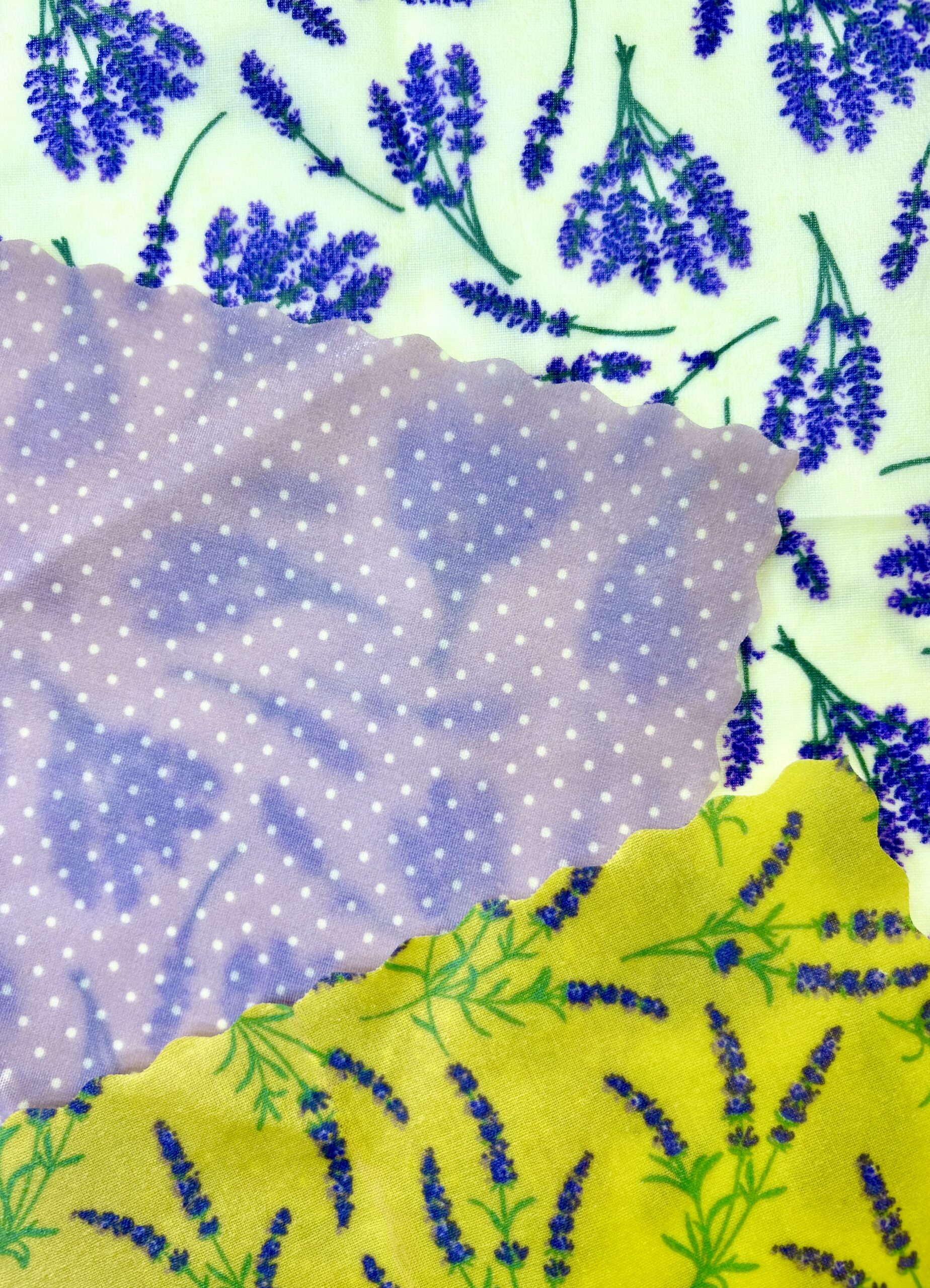 Lavender Beeawax wraps reusable