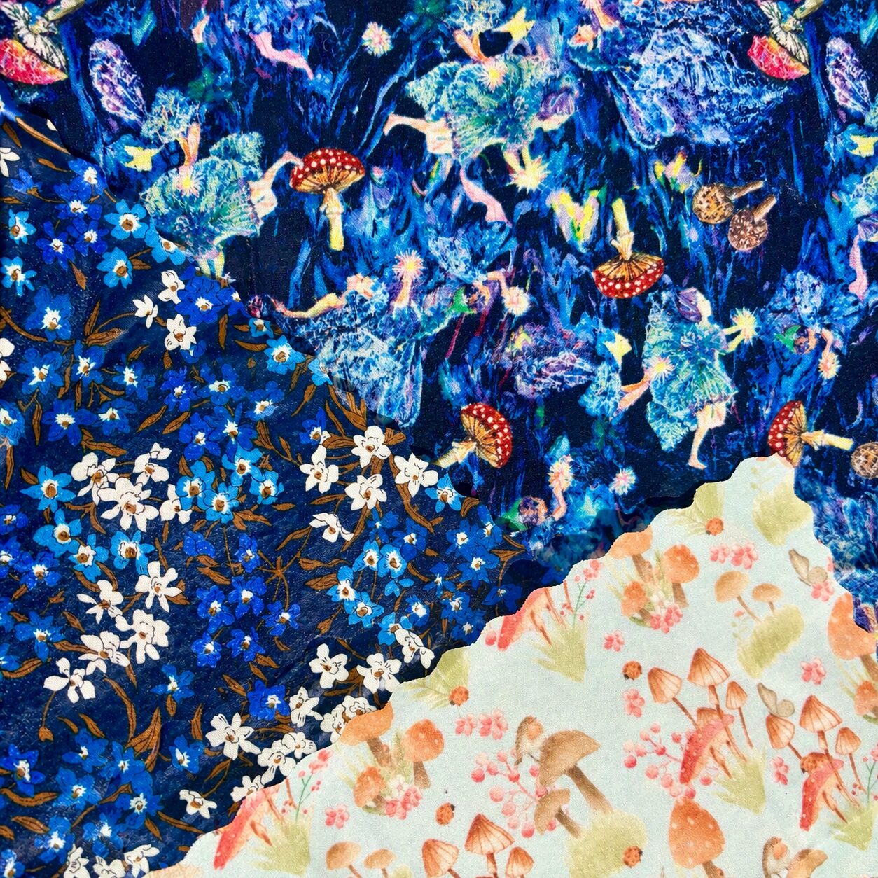 Beeswax wraps LapaDuu Fairy Forest musghrooms