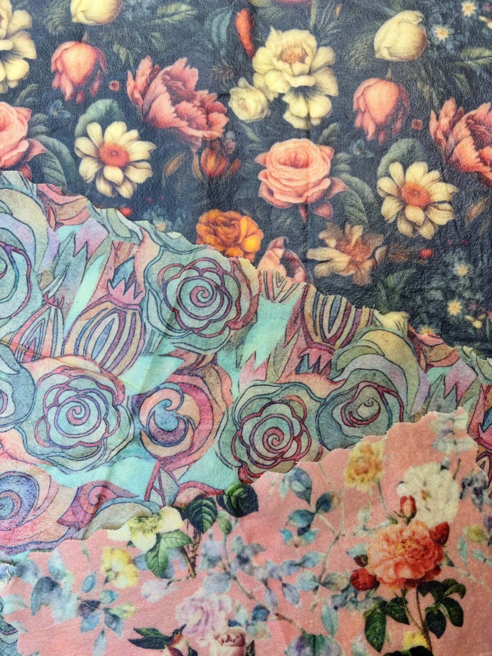 Beeswax wraps Roses in 3 different shapes