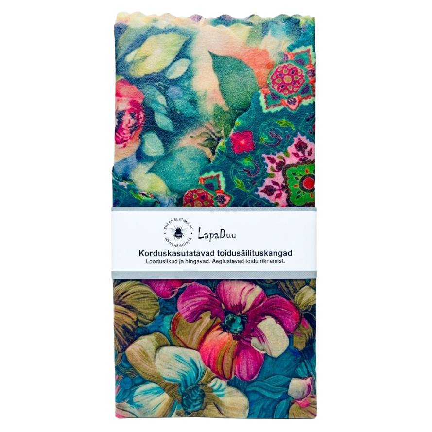 Beeswax Wraps Emerald Oasis